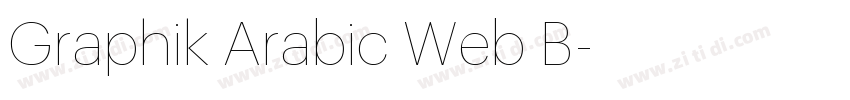 Graphik Arabic Web B字体转换 Graphik Arabic Web B字体转换